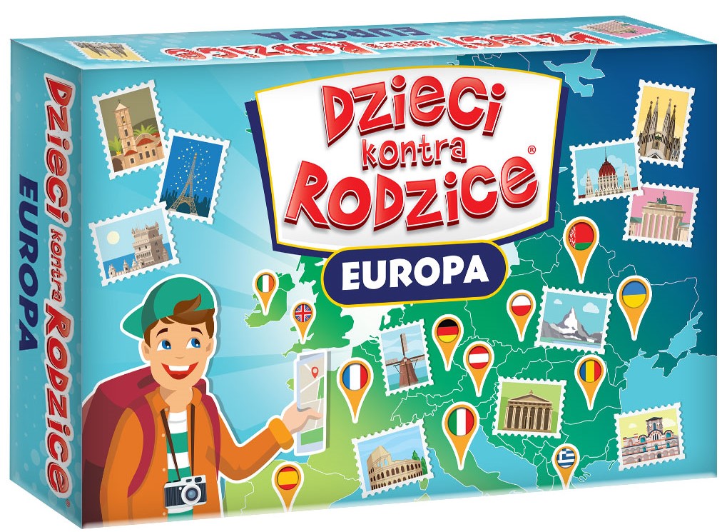 Gra Planszowa Dzieci Kontra Rodzice Europa Gra Dla Dzieci 4+