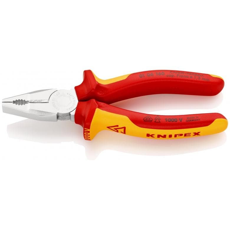 Univerzální kleště Vde 160 mm Knipex 01 06 160, chromované, izolované