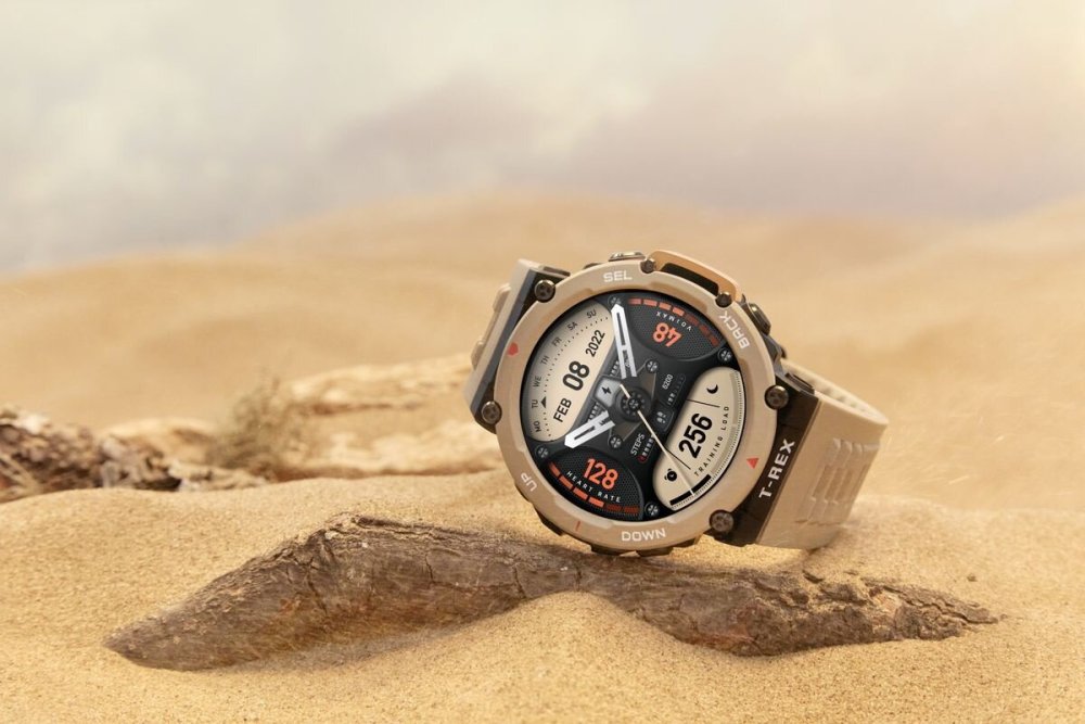 Smartwatch Amazfit T-Rex 2 Desert Khaki beżowy Model T-Rex 2