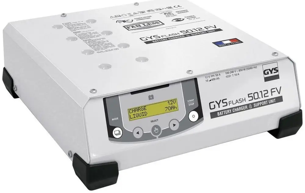 Usmerňovač Nabíjačka Invertorová Gys 12 V, 10-600 Ah, 50 A, káble 2.5 m