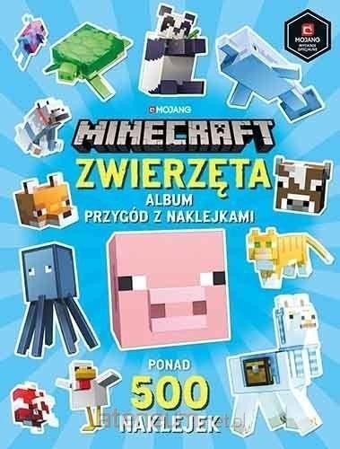 

Minecraft Zwierzęta Album przygód z naklejkami