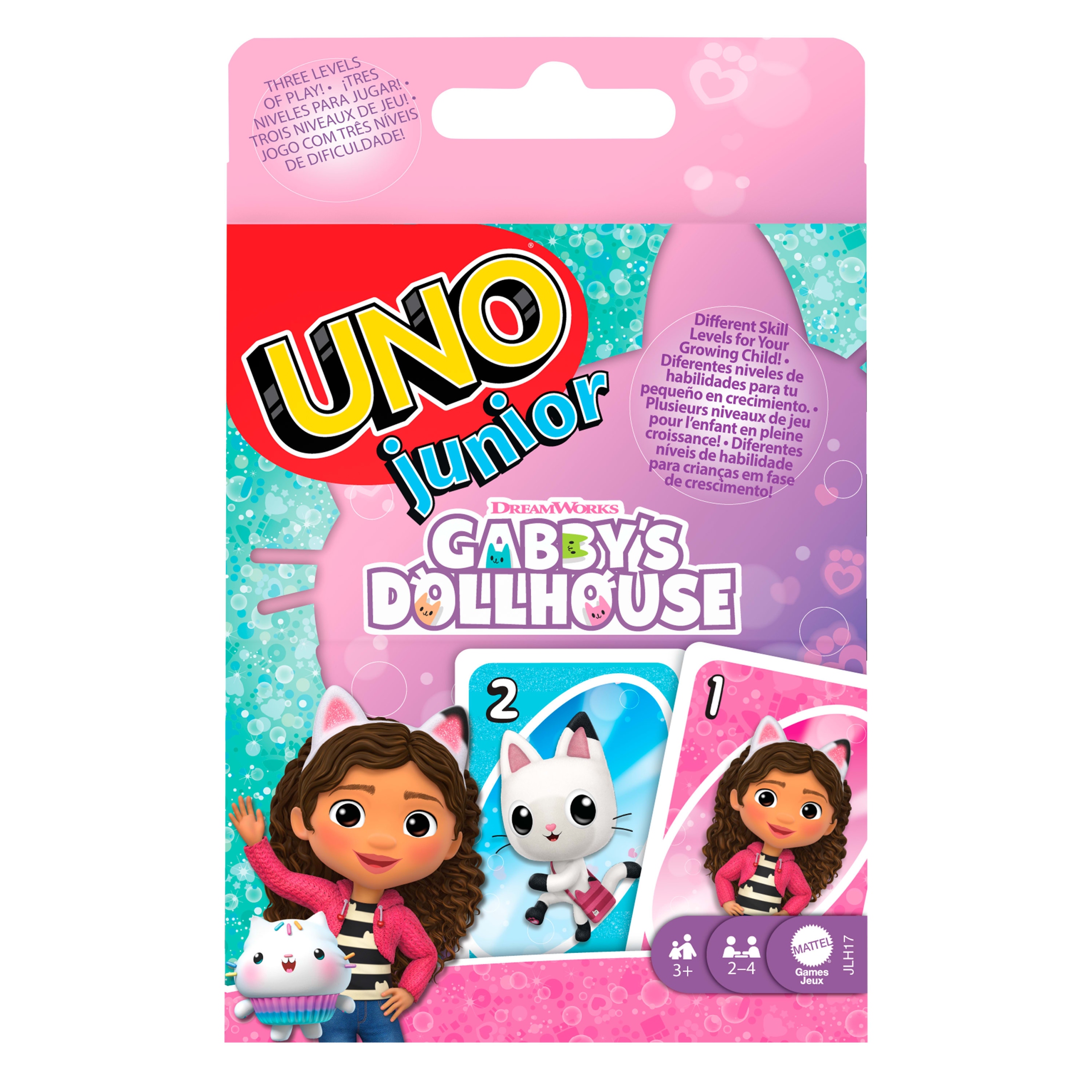 Gra karciana Uno wersja Koci Domek Gabi Mattel