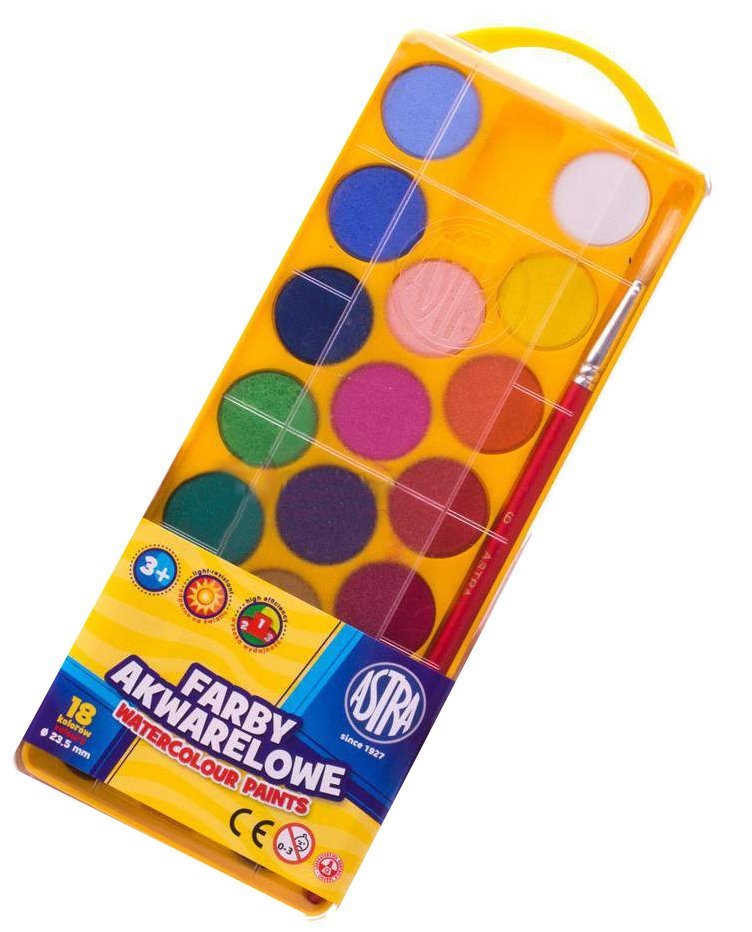farbki akwarelowe 18szt. ASTRA | 0236 — 5