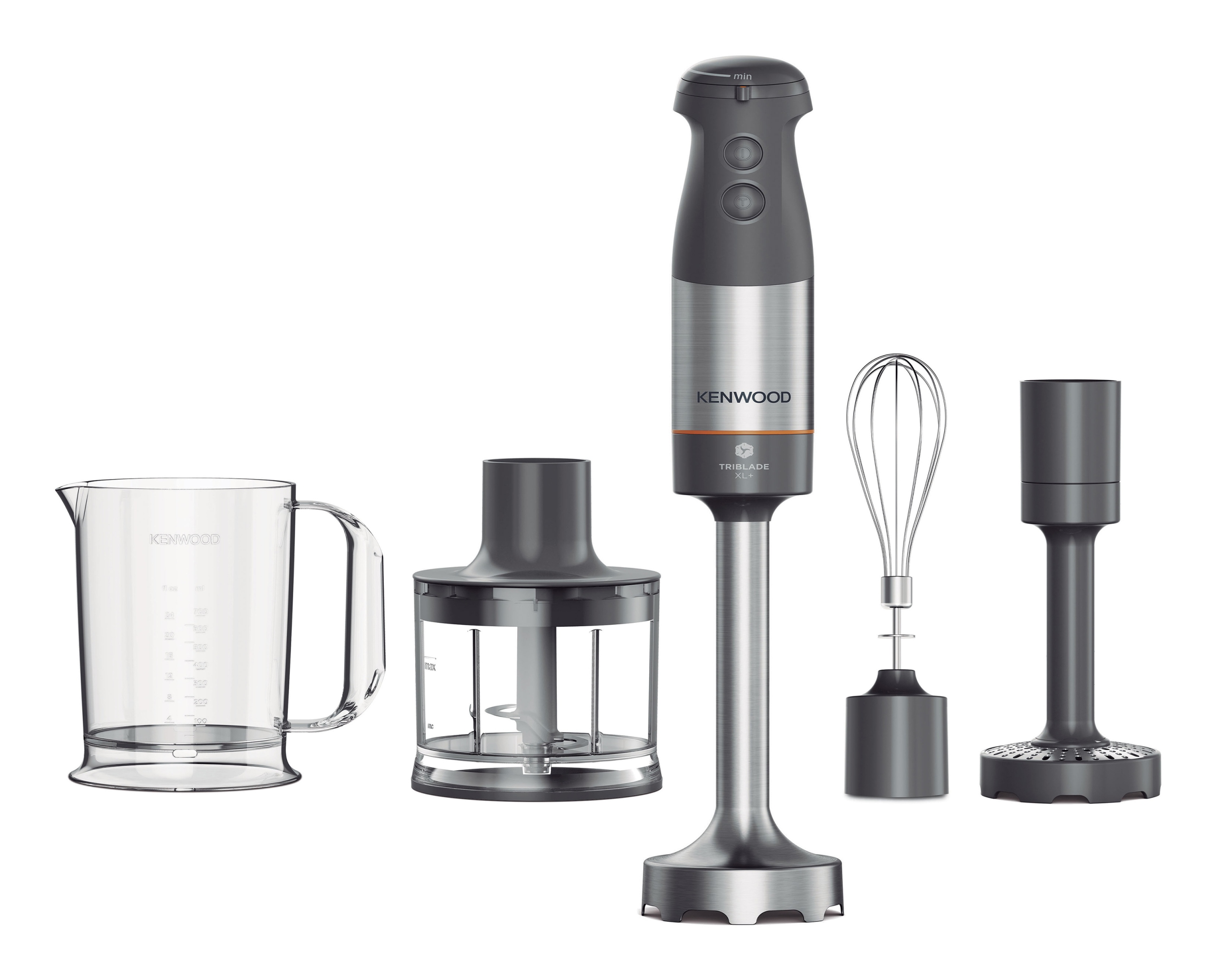 Blender Ręczny Kenwood HBM60.307GY Triblade XL Szary 1000 W