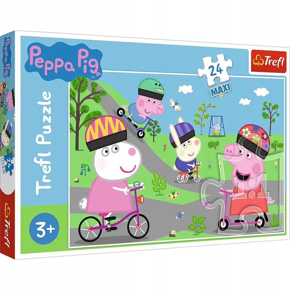 

Puzzle Aktywny dzień Świnki Peppy Trefl 24 el14330