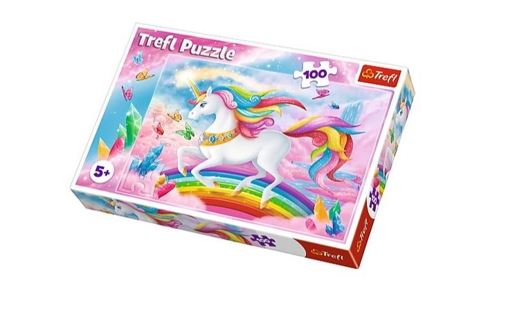

Trefl Puzzle W kryształowym świecie jednorożców