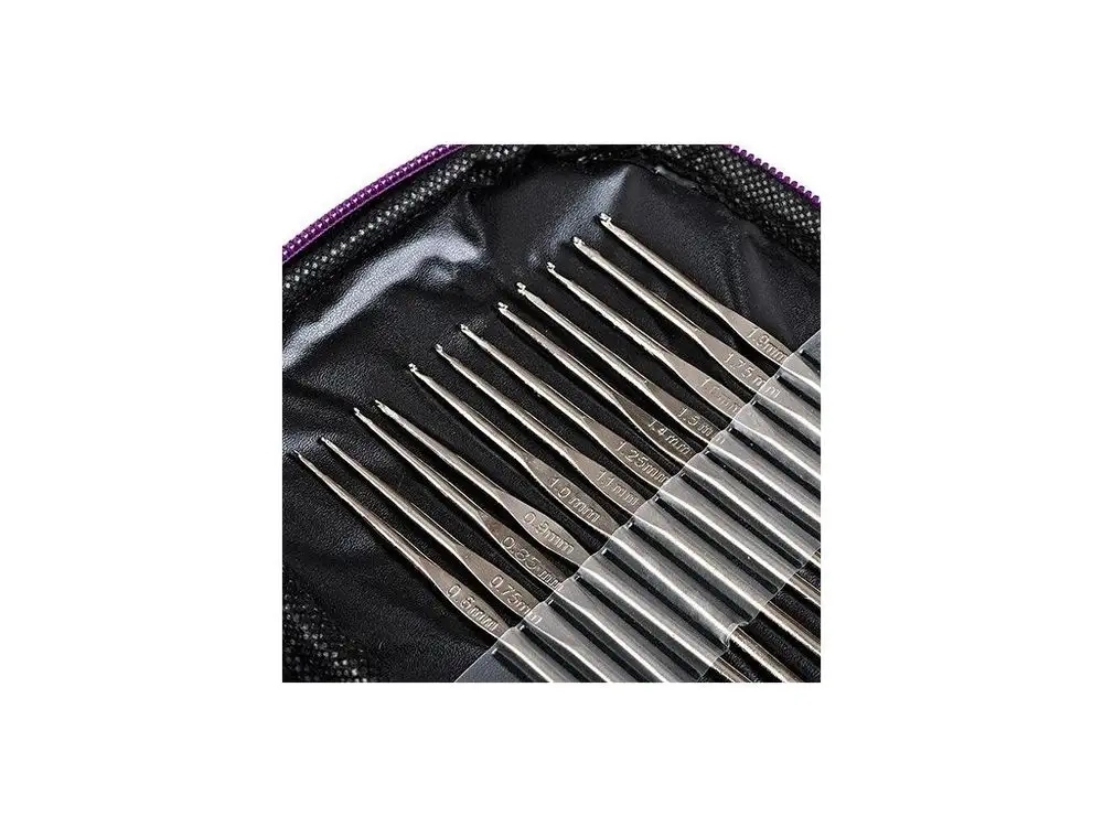 zestaw szydełek 50 szt. w etui — 6