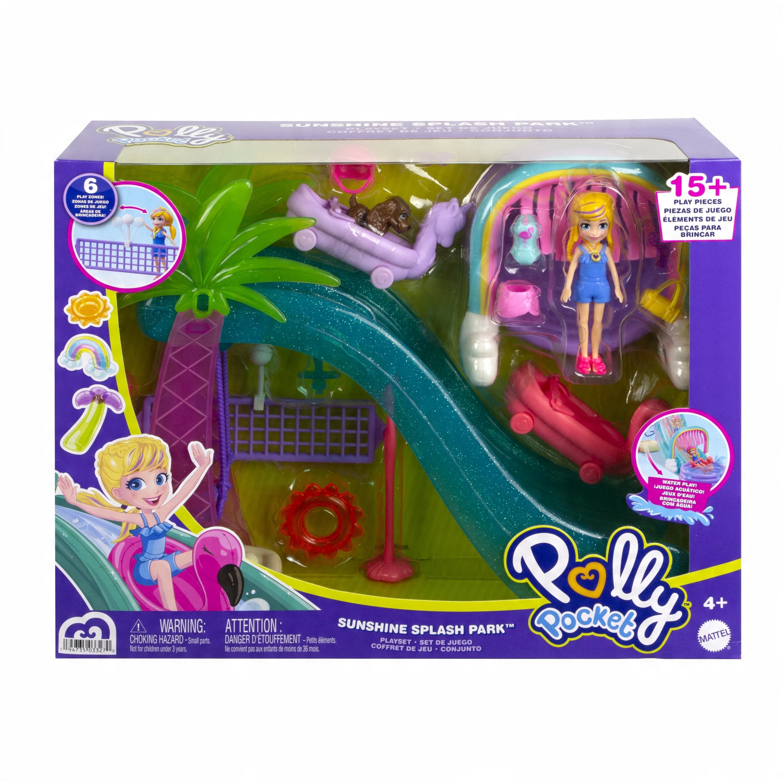 

Polly Pocket Zestaw Słoneczny park wodny HDW63