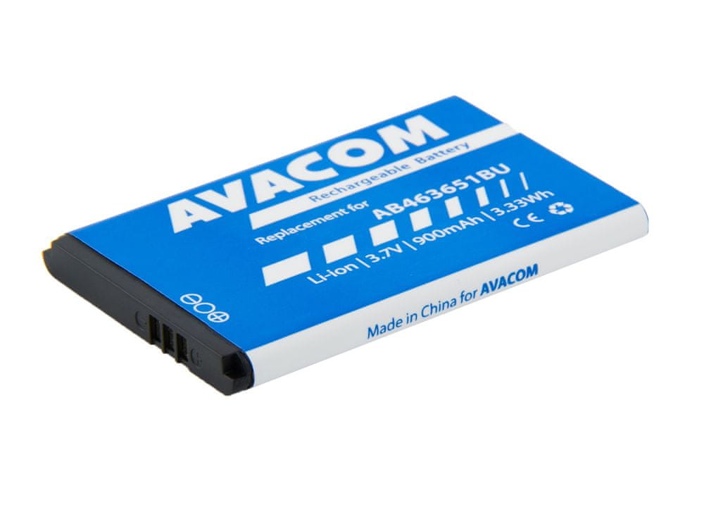 Bateria do Samsung Avacom 900 mAh