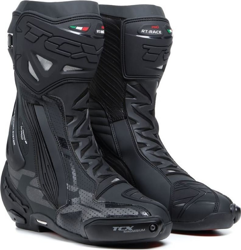 Buty motocyklowe TCX RT-RACE czarno-szare/czerwone 46