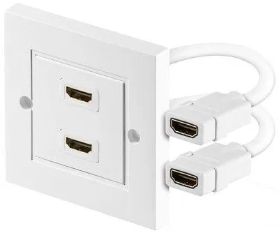 Gniazdo Premiumcord Gniazdo Hdmi w panelu 2x Hdmi A Hdmi A żeńskie/żeński