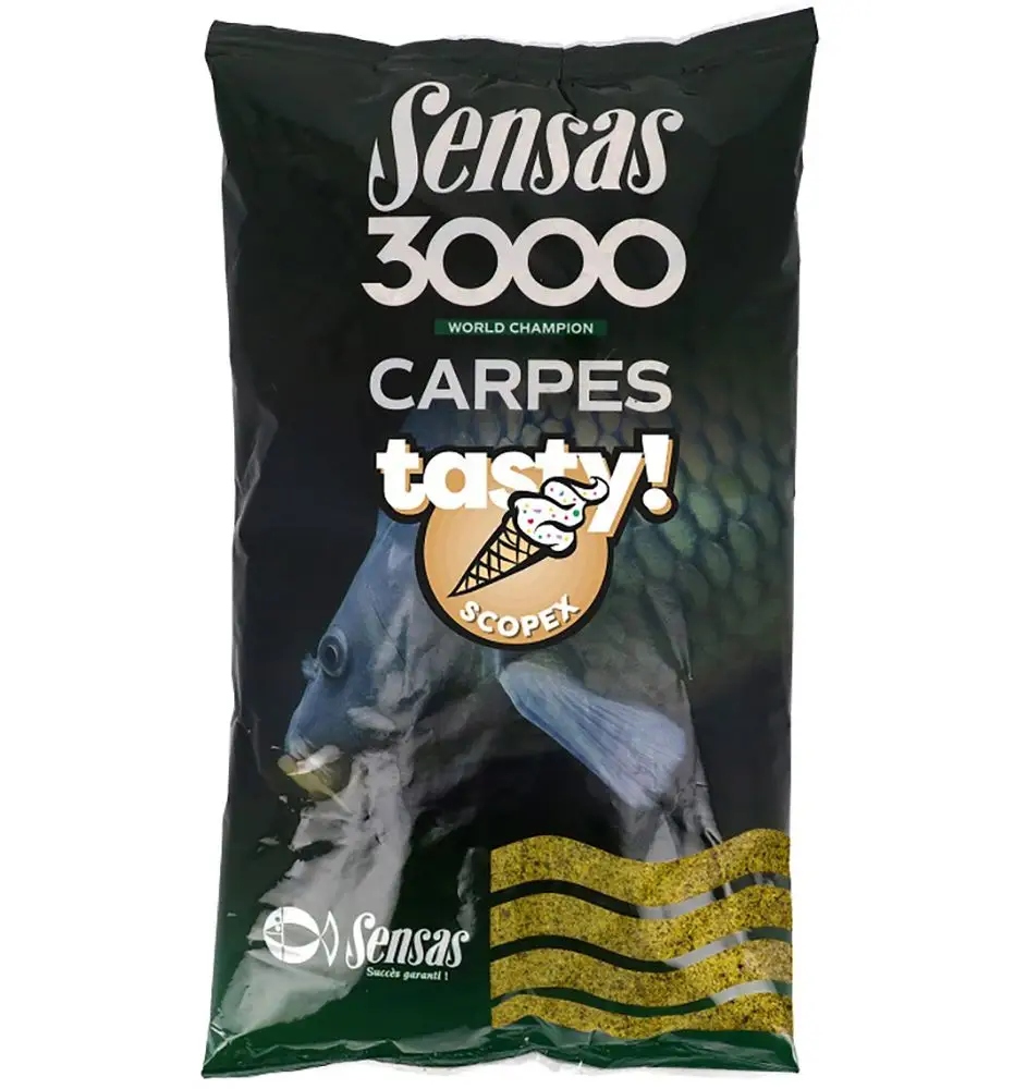 Zanęta Sensas 1kg 3000 Carp Tasty Scopex 40759