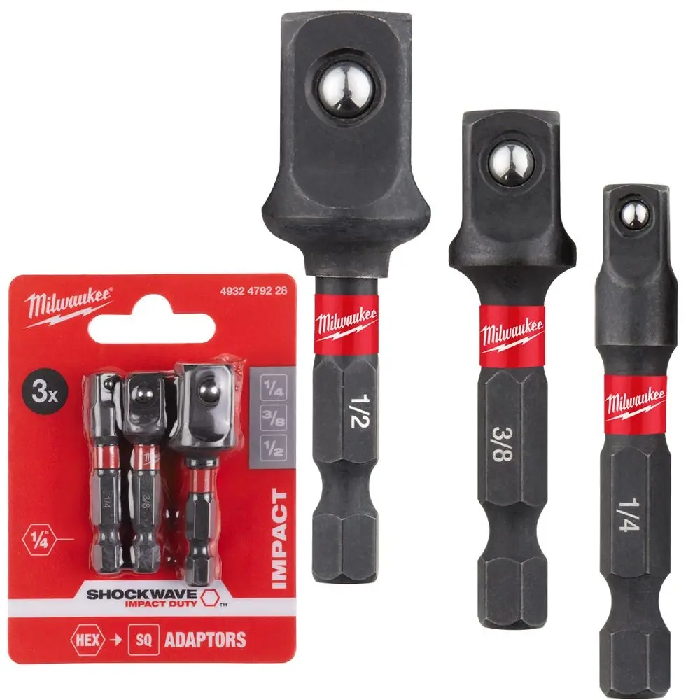 

Adapter do nasadek udarowych 1/2-3/8-1/4 3 szt