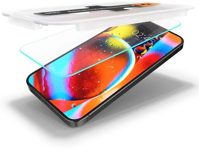 Szkło hartowane Spigen do Apple , iPhone 13 13 Pro 14 16E 2 szt.-Zdjęcie-0