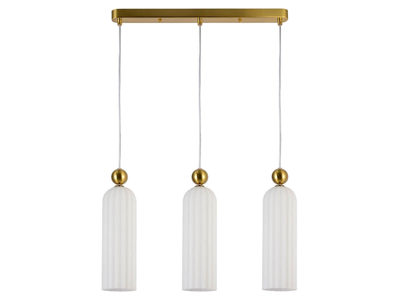 Lampa wisząca Piega 3 biała 3xE14