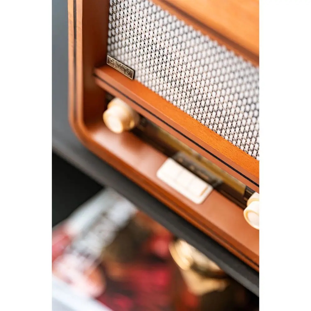 Retro Radio CR 1188 FM/AM Bluetooth USB Podświetlana Skala