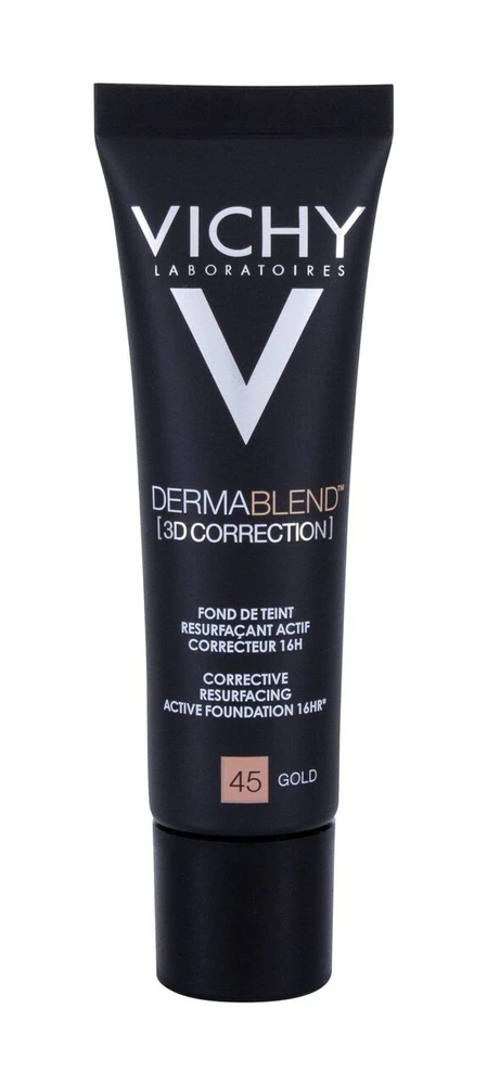 Vichy Dermablend 3D podkład wyrównujący odcień 45 Gold 30 ml