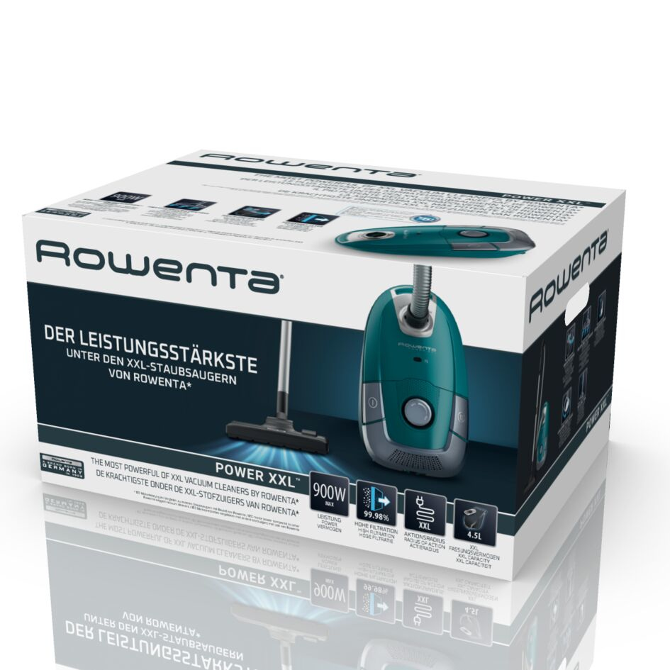 Odkurzacz workowy Rowenta RO3143 XXL 900W Mocny Cichy Silence