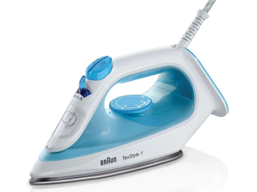 BRAUN TexStyle 1 Żelazko Parowe SuperCeramic 2000W Niebieskie — miniatura 9
