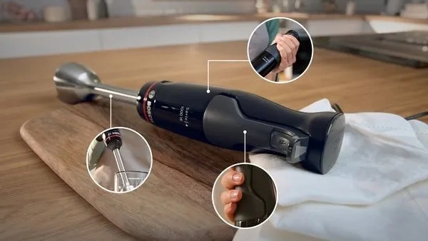 BOSCH Blender Ręczny ErgoMaster 1000W System QuattroBlade Akcesoria — miniatura 12