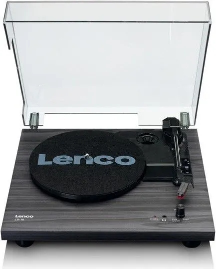Lenco Ls 10 Gramofon s vestavěnými reproduktory, černý
