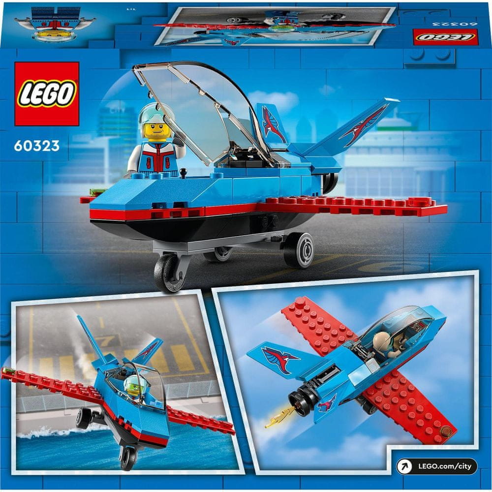 LEGO City 60323 Samolot kaskaderski Wiek dziecka 5 lat +