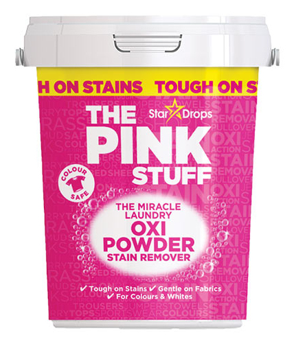 The Pink Stuff Odstraňovač skvrn 2x1kg – Aktivní kyslík, Pro barvu a bílou barvu