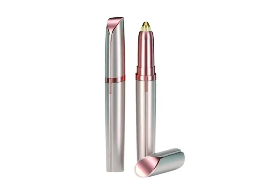 Precyzyjny Depilator do Twarzy LED InnovaGoods Cechy dodatkowe AAA średnica Ø 2cm Wysokość 12,5 cm