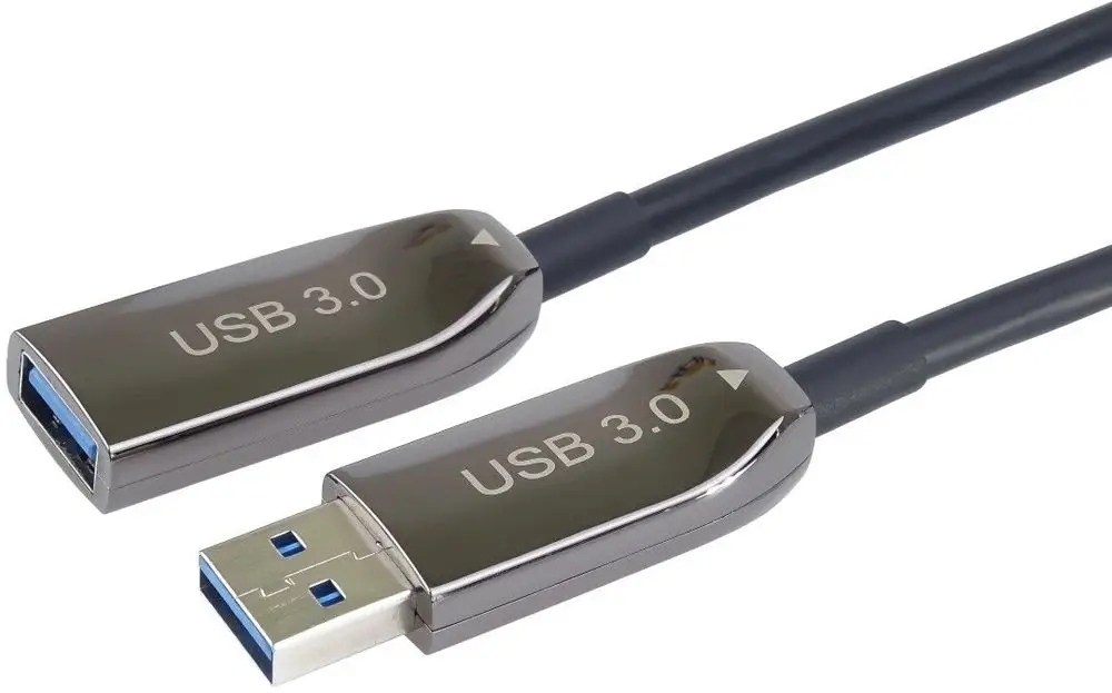 Predlžovací kábel PremiumCord Usb-a samec Usb-a samica 10 m čierny