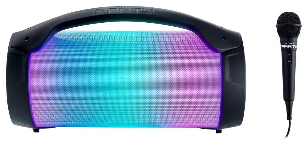 BigBen Partybtpro přenosný bezdrátový reproduktor Bluetooth Led osvětlení