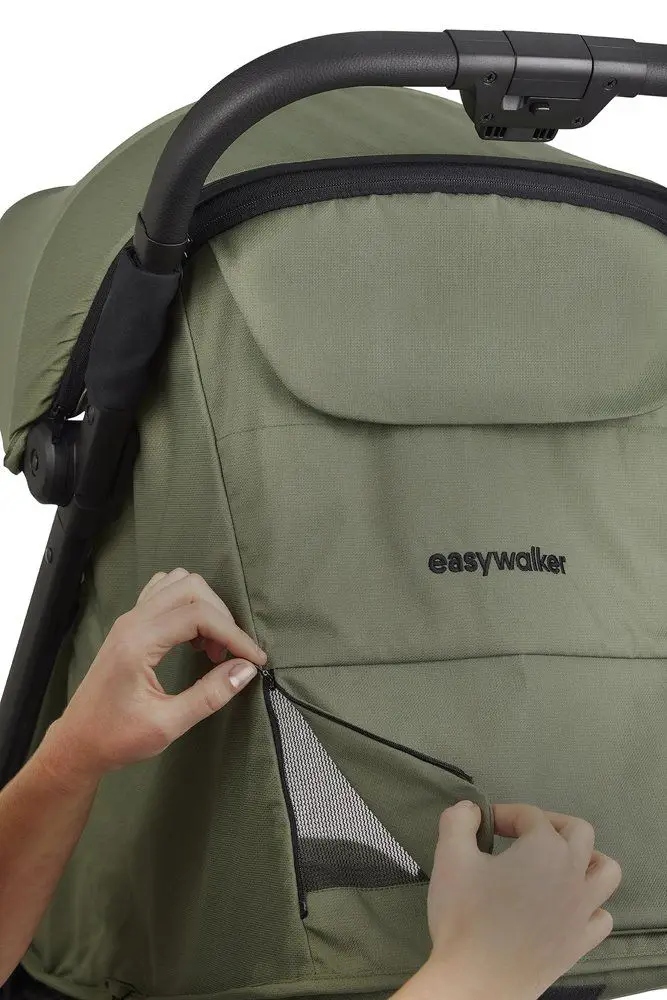 ZESTAW Easywalker Miley2 Wózek spacerowy SageGreen +Torba + Uchwyt na kubek Szerokość produktu 44.5 cm