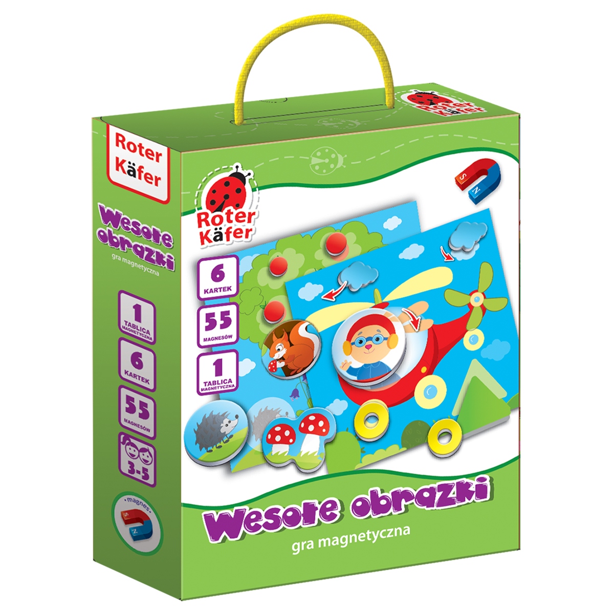 Gra Planszowa Wesołe Obrazki Gra Magnetyczna Roter Kafer-Zdjęcie-0
