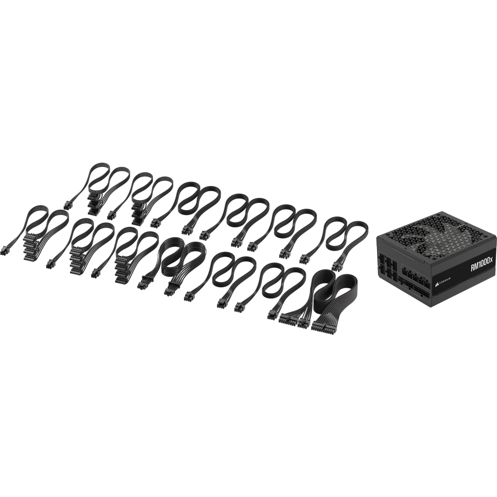 CORSAIR RM1000x, 1000 Watt, ATX 3.1, Cybenetics Gold Certified, Fully Modular — 4