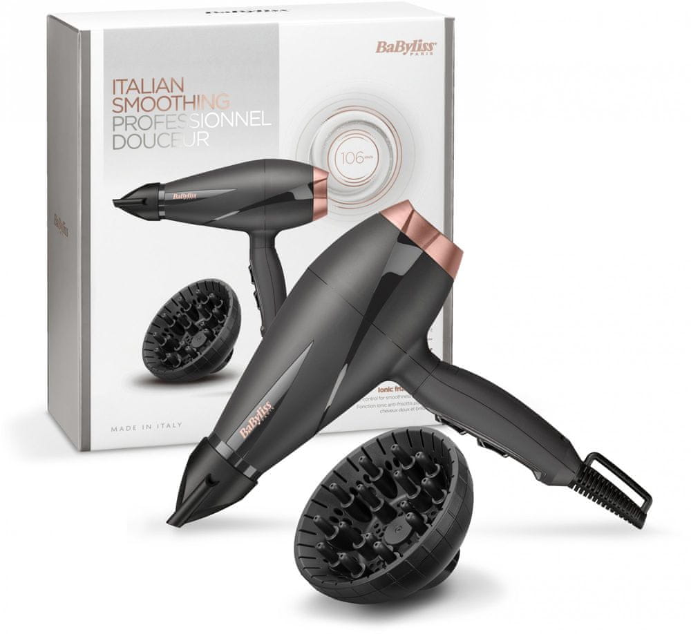 Vysoušeč vlasů Babyliss Smooth Pro 6709DE 2100W ionizace Ac motor