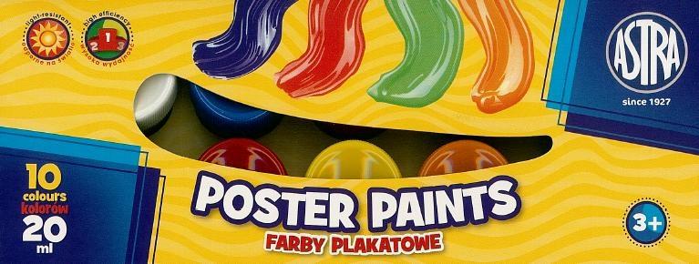 farby 20ml plakatowe 10szt. ASTRA | 7474 — 3