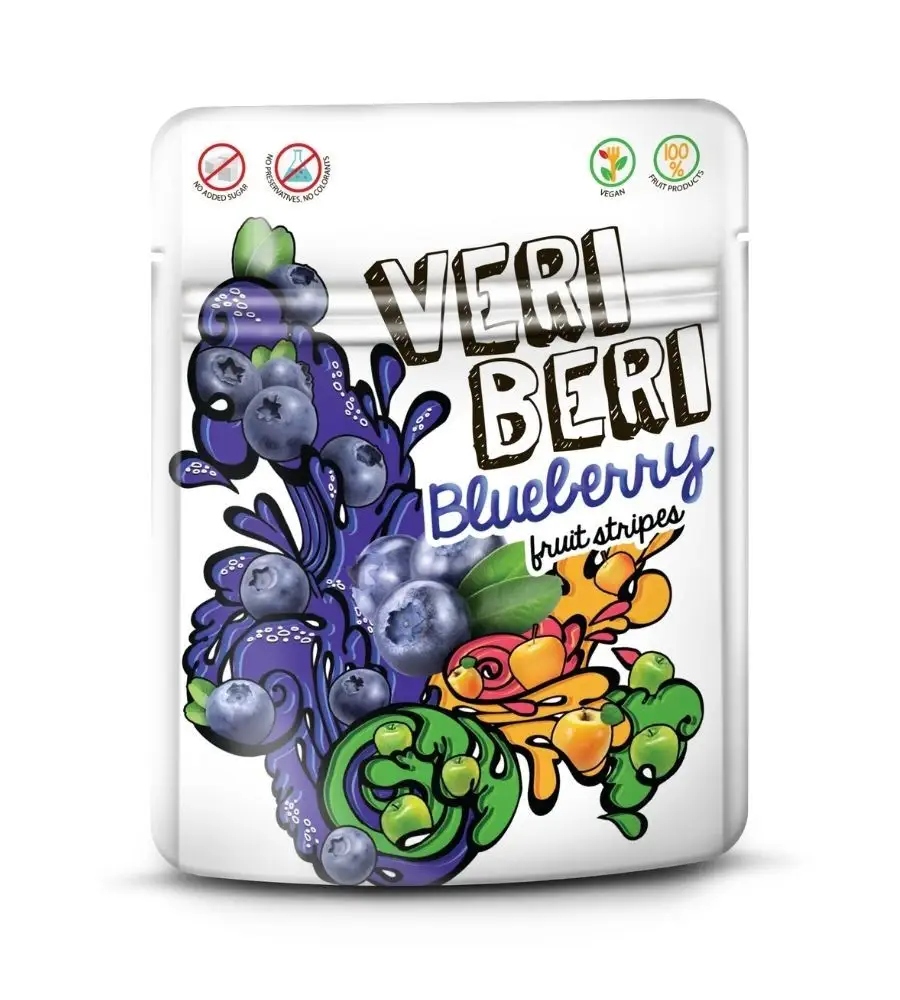 Bezglutenowe żelki jagodowe VERI BERI 50g — 4