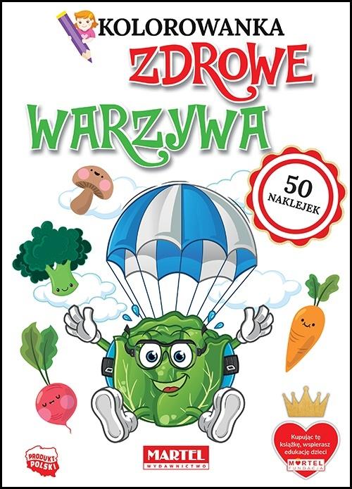 

Kolorowanka z naklejkami Zdrowe warzywa Martel