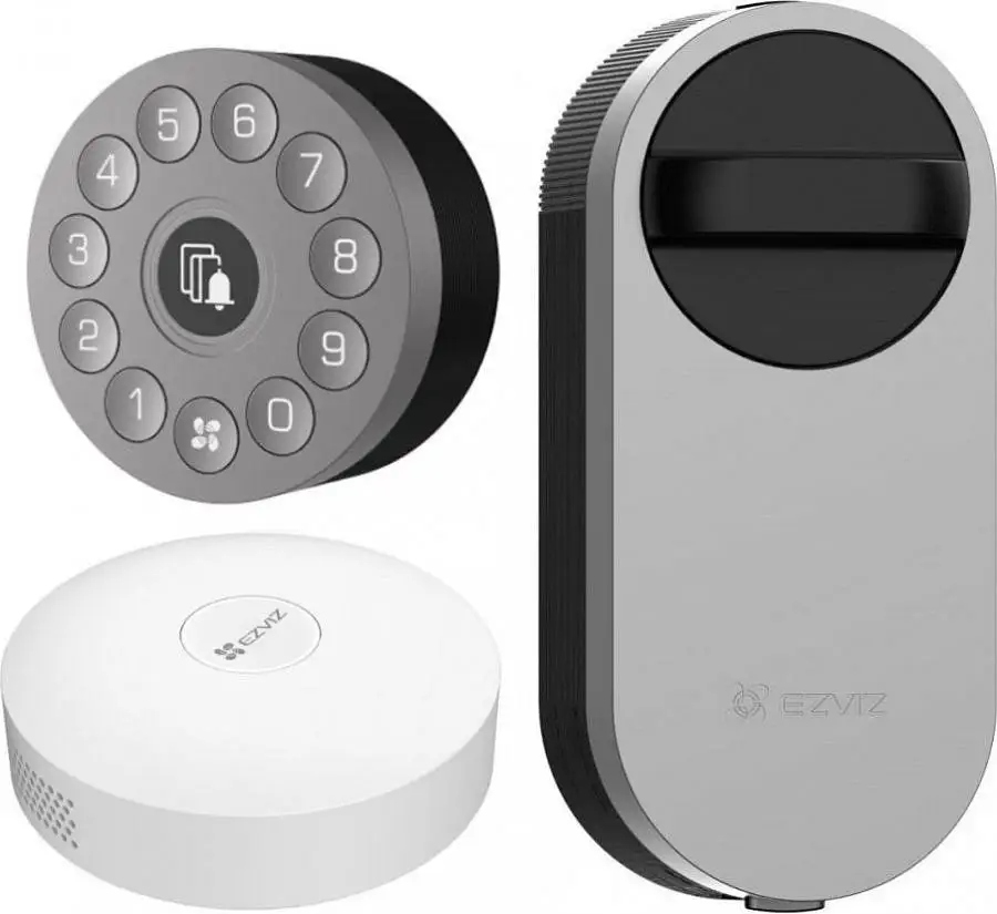 Ezviz Set Chytrého dverného zámku (DL01S) Klávesnica (DL01CP) Hub (A3)