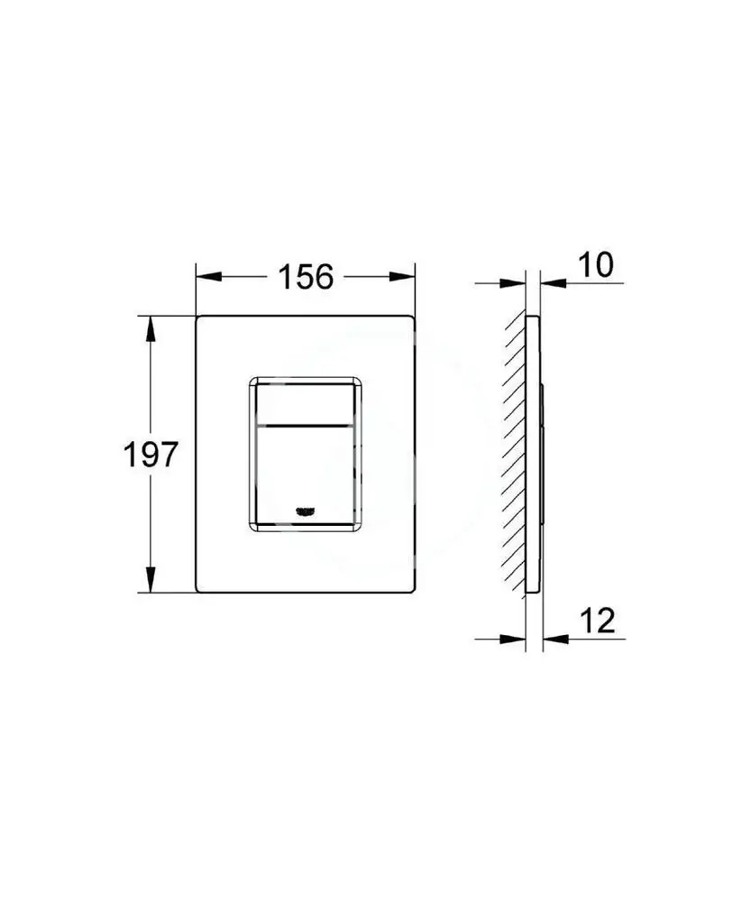 Przycisk spłukujący do WC Grohe Skate Cosmopolitan BIAŁY Kod producenta 38732SH0