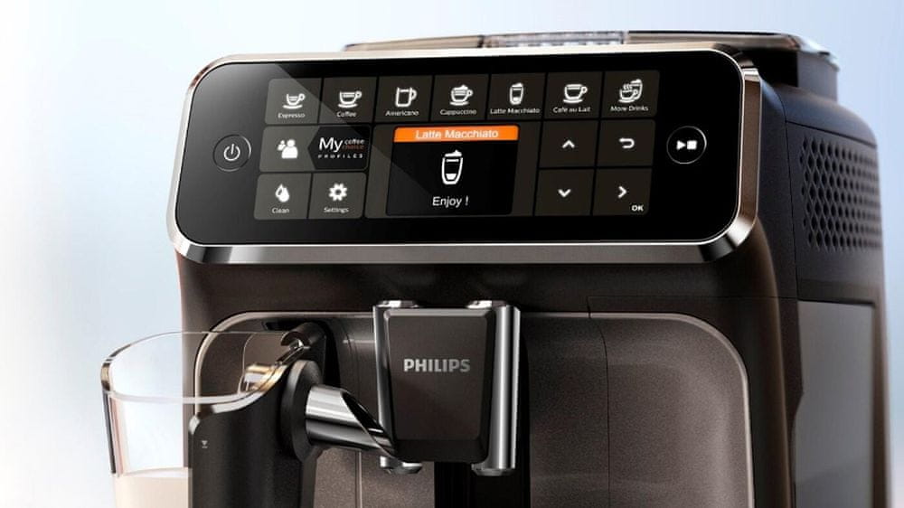 EKSPRES DO KAWY CIŚNIENIOWY AUTOMATYCZNY PHILIPS LATTEGO 15 BAR x8 KAW Rodzaj ekspresu automatyczny