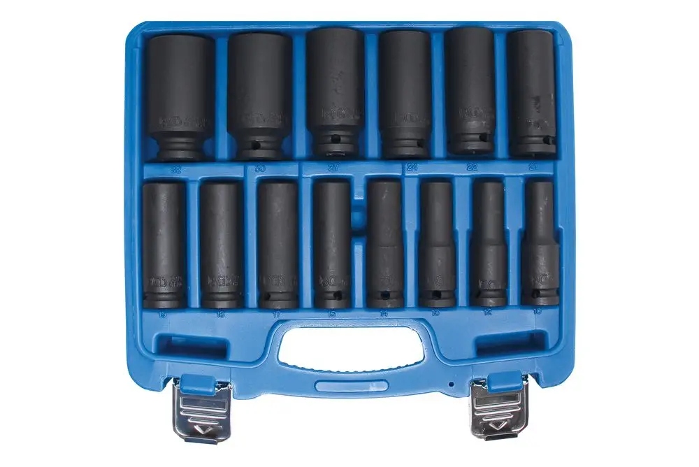 Hlavica 1/2" nástrčné tvrdené, úderové 10-32mm CrMo, sada Bgs 5207
