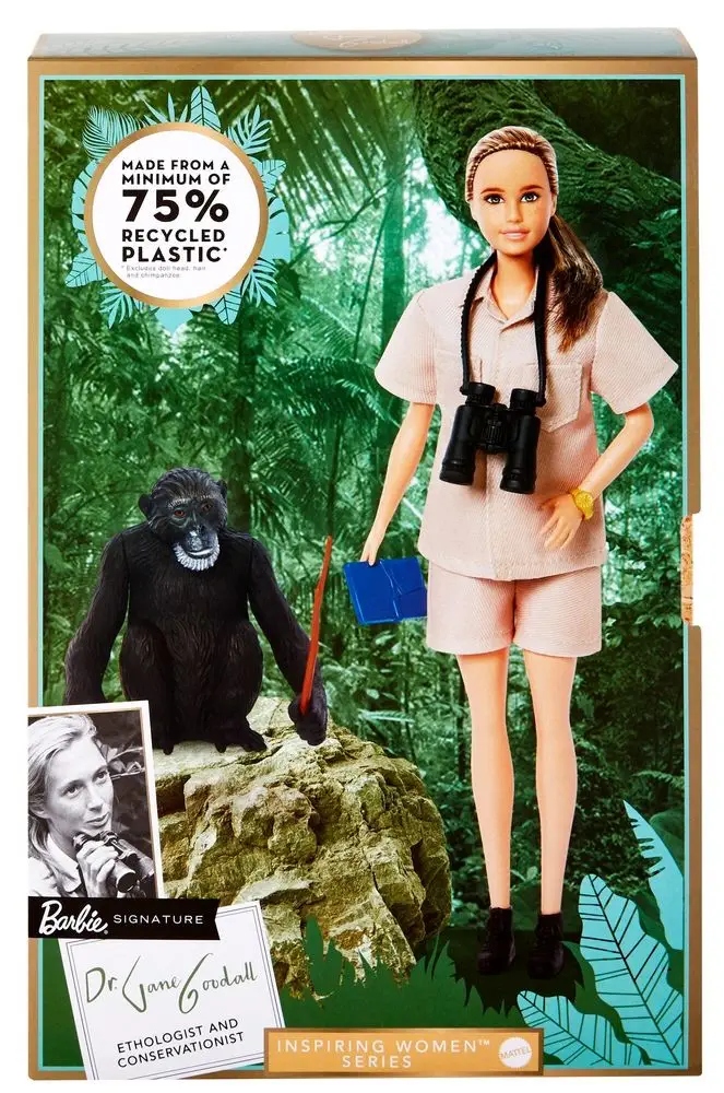 Lalka Barbie Signature Dr. Jane Goodall