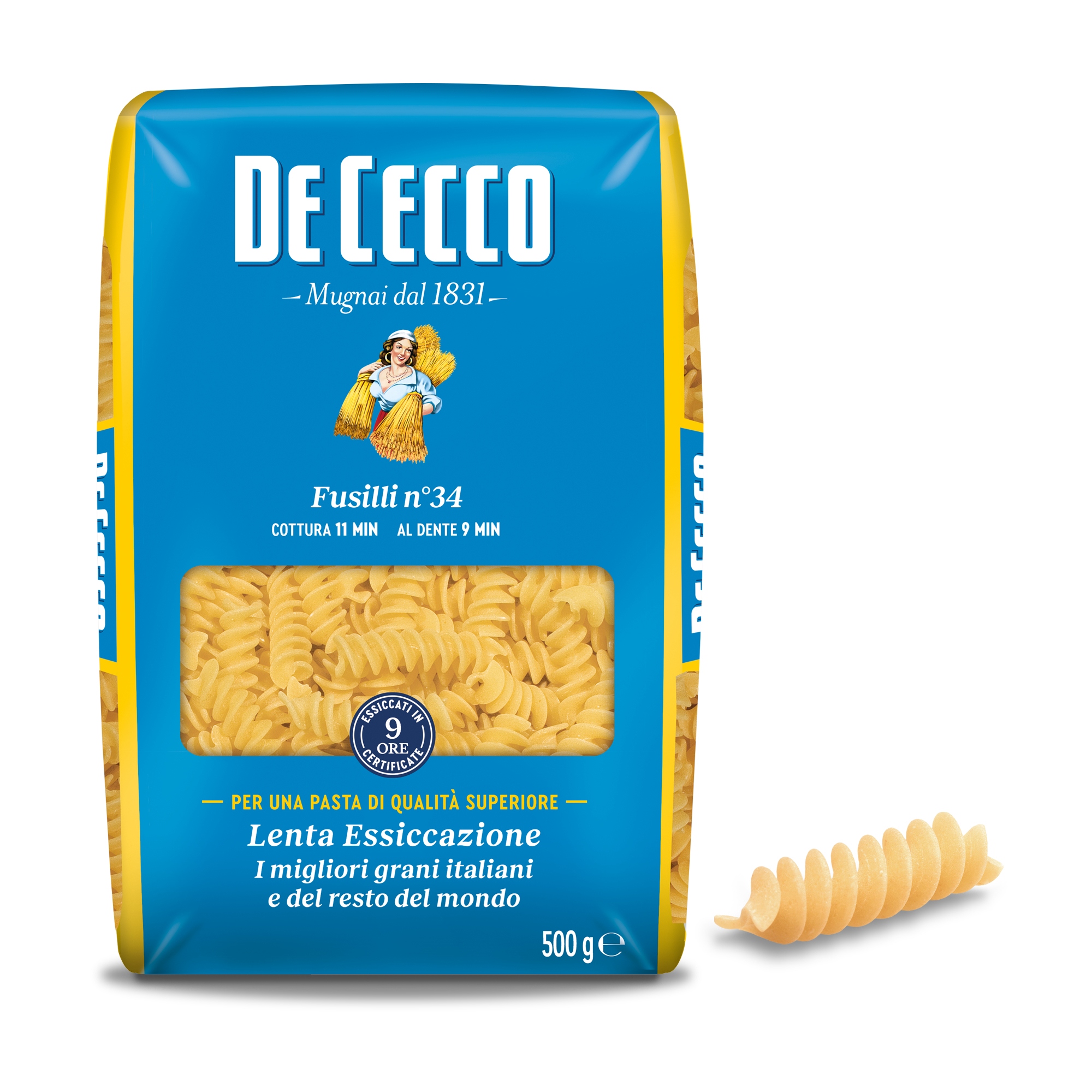 Těstoviny Fusilli De Cecco 500 g