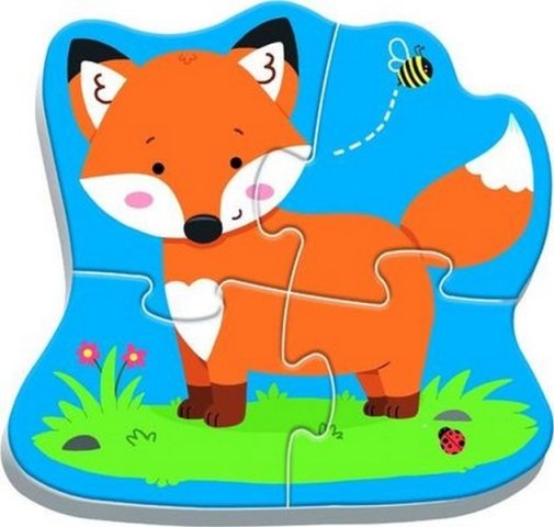 PUZZLE Edukacyjne dla 2 LATKA Zwierzątka Leśne!! Płeć chłopcy dziewczynki