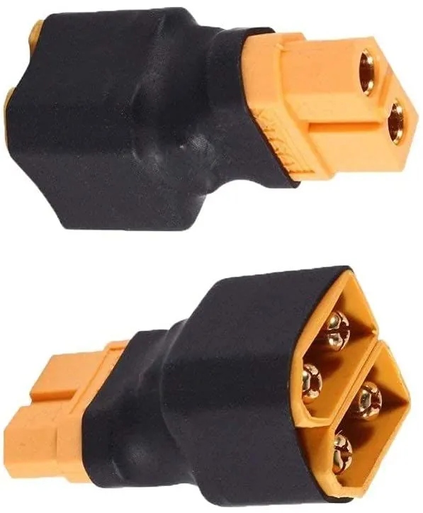 Paralelní konektor XT60 pro Rc LiPo baterie, 1 samice na 2 samce, bezdrátový