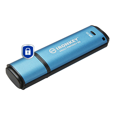 KINGSTON IronKey 32GB  USB 3.2 Gen 1 Vault Privacy 50 Series — 13