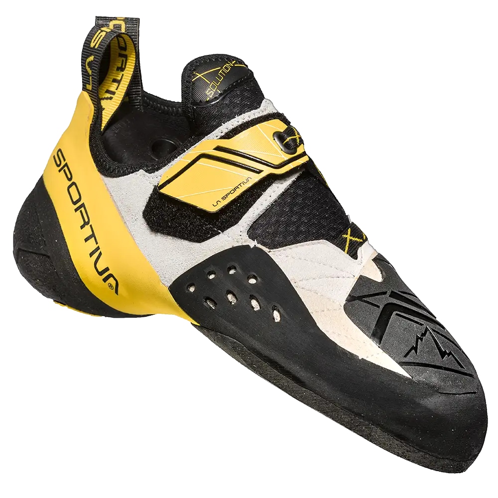 Lezecké boty La Sportiva Solution White/Yellow 41,5