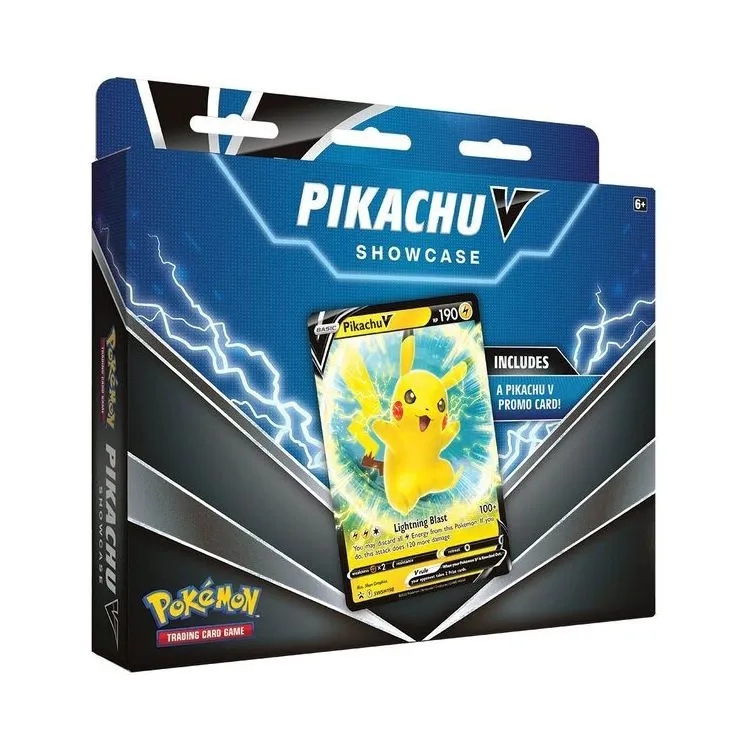 Pokémon TCG Zestaw Pikachu V Showcase 1 Foil Promo Card 3 Booster Packs