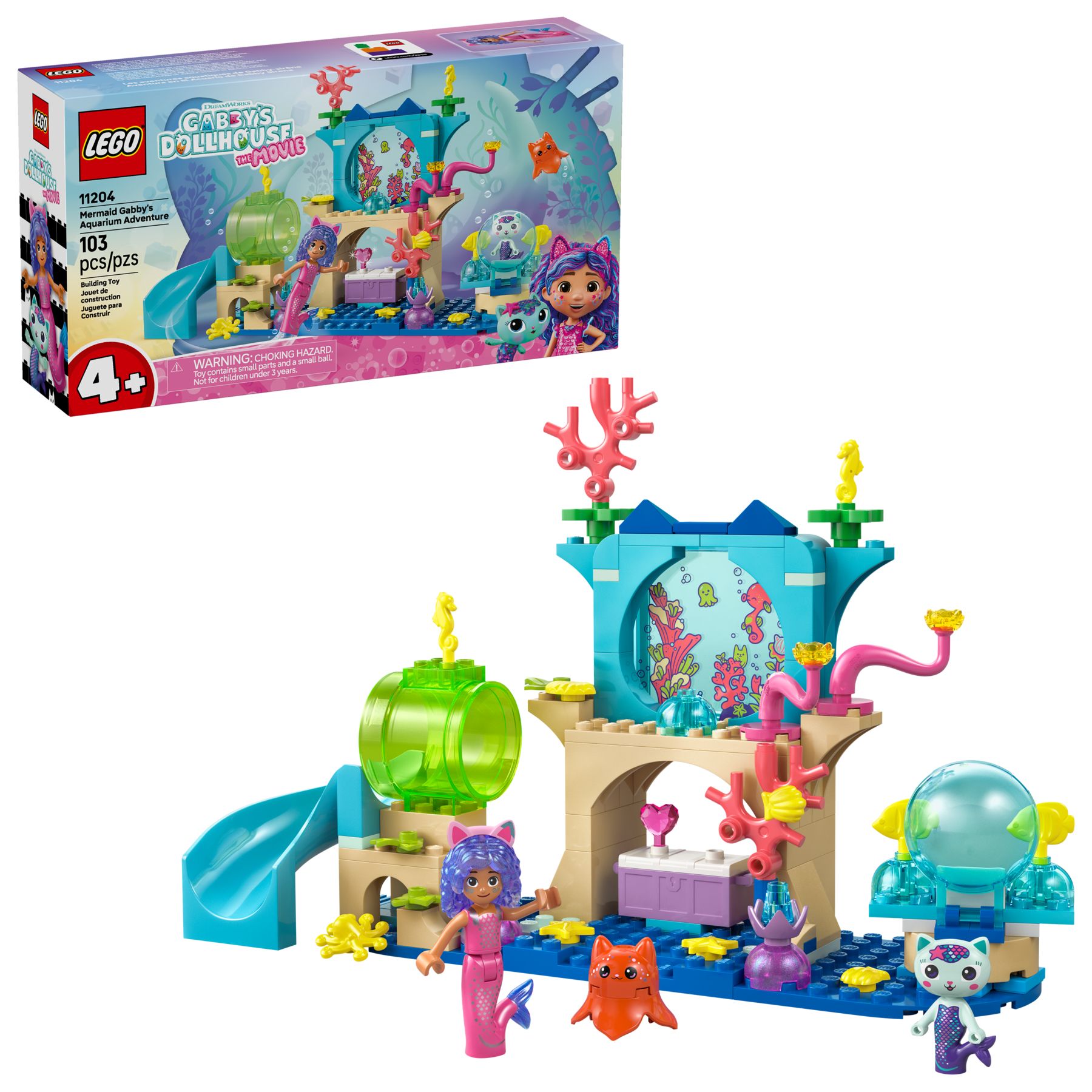 Lego Gábinin Kouzelný Domek 11204 Podvodní dobrodružství mořské panny Gabi