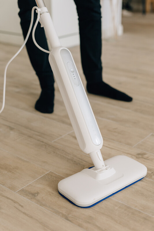 AENO SM2 Mop parowy 1200W 3 tryby 130°C 275 ml funkcja samostania biały — 30